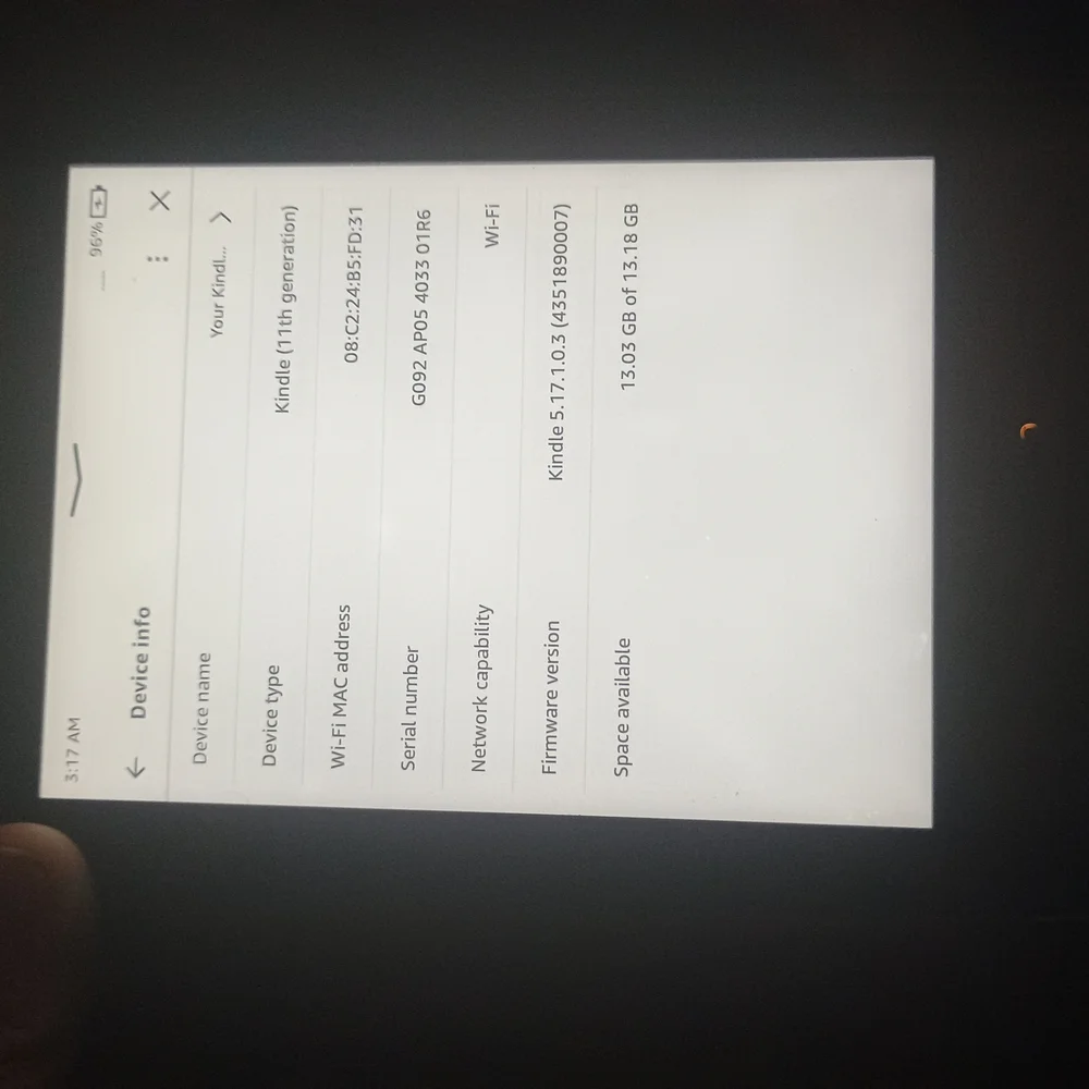 Amazon Kindle 7th Generation
